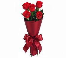 Букет 5 Красных роз Эдлесс Лав в Ухте