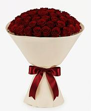 Букет 101 Бордовая роза Блэк Бакарра в Ухте