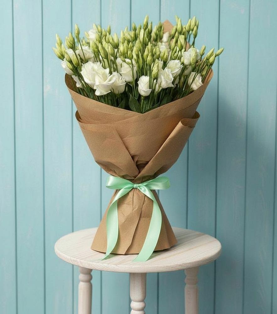 Букет цветов из: Лизиантусы в Ухте