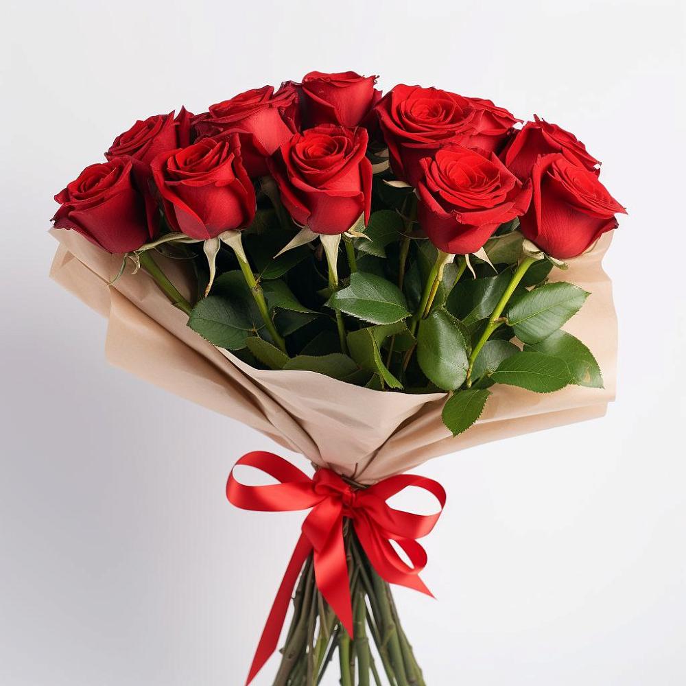 Букет 11 Красных роз Эдлесс Лав в Ухте